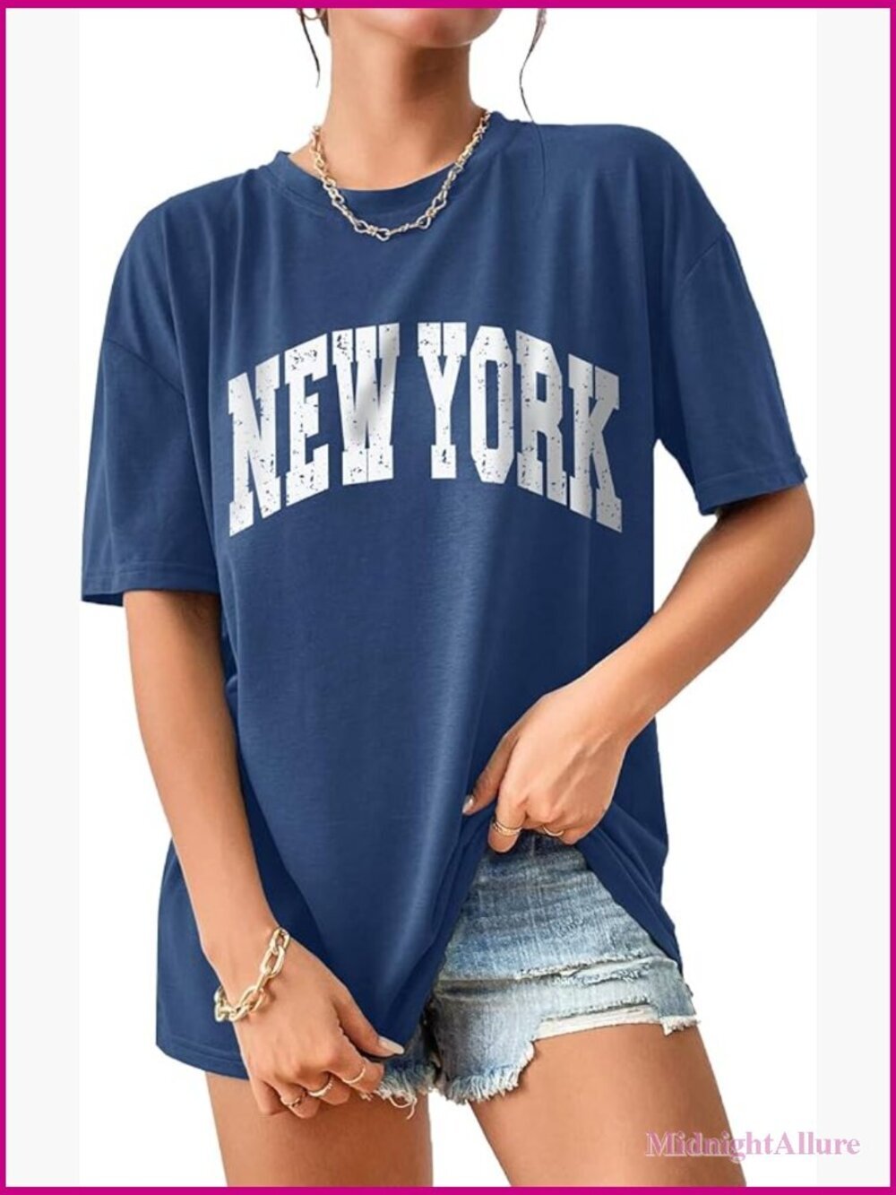 Oversized Graphic T-Shirt Casual Loose Fit Short Sleeve Crew Neck Tee